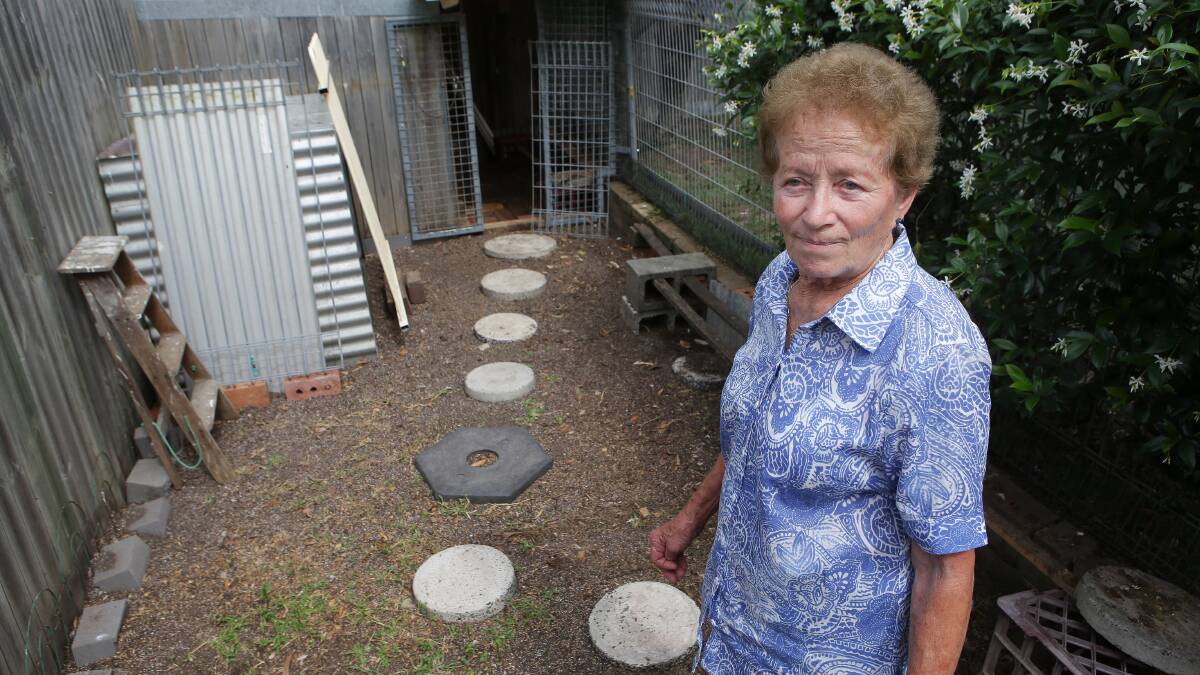 "My backyard was always a bit of a zoo. Now it is dead," Joanna Lange said. Pictures: John Veage