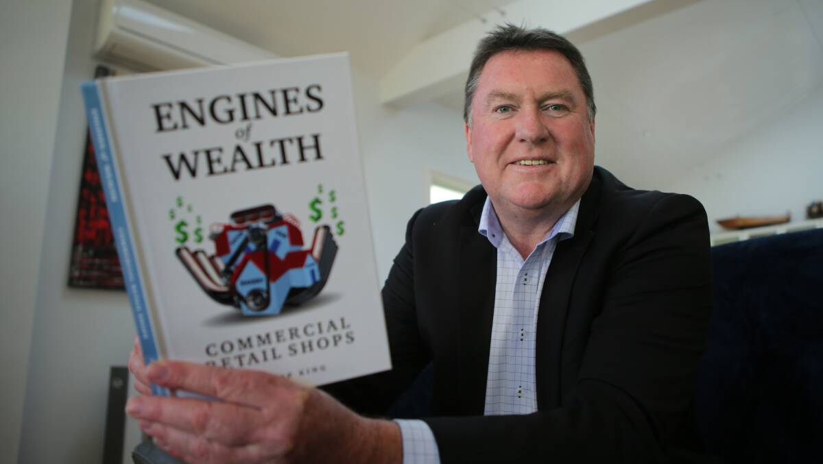 Redefining the dream: Cronulla resident Phillip King has written Engines of Wealth, a guide to helping people get into the real estate market,  through buying  commerical real estate as a stepping stone to home ownership. Picture: John Veage