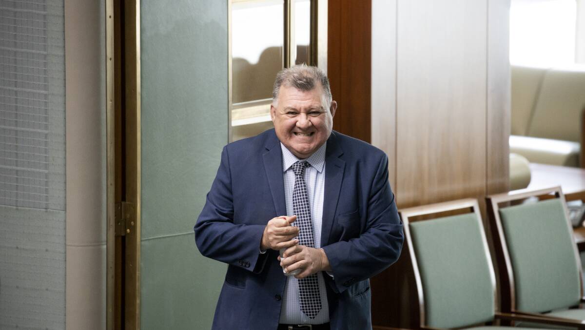 NOW INDEPENDENT: Member for Hughes Craig Kelly during question time. Picture: Sitthixay Ditthavong -THE CANBERRA TIMES, ACM.