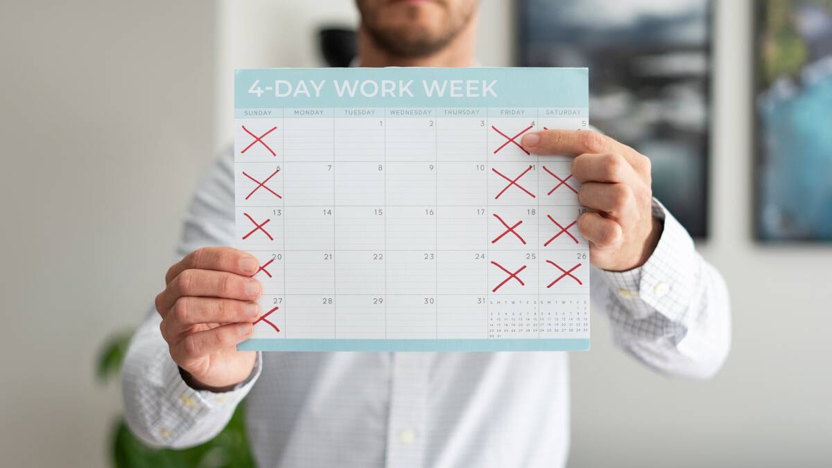 Four-day work week trial prioritises people and improves health and well-being while increasing company productivity. Picture Shutterstock