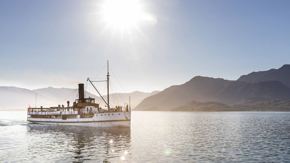 PRIZE: Judy Gibson will have the chance to cruise on beautiful Lake Wakatipu on the TSS Earnslaw as part of the ultimate New Zealand tour.