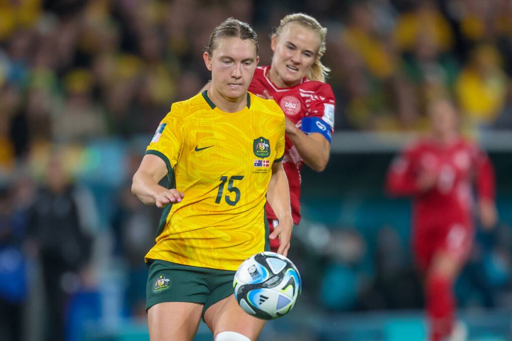 World Cup debutante Clare Hunt has been a revelation at centre-back for the Matildas. Picture by Adam McLean