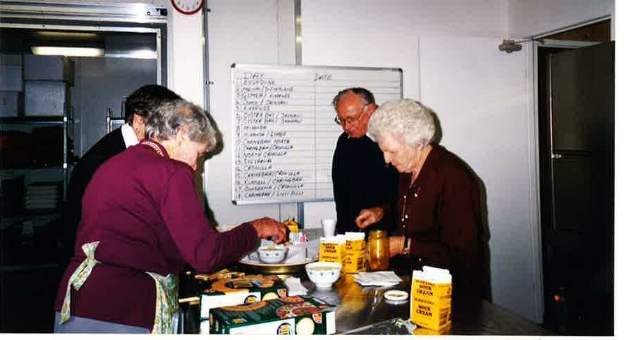 Meals on Wheels volunteers about the 1970s.