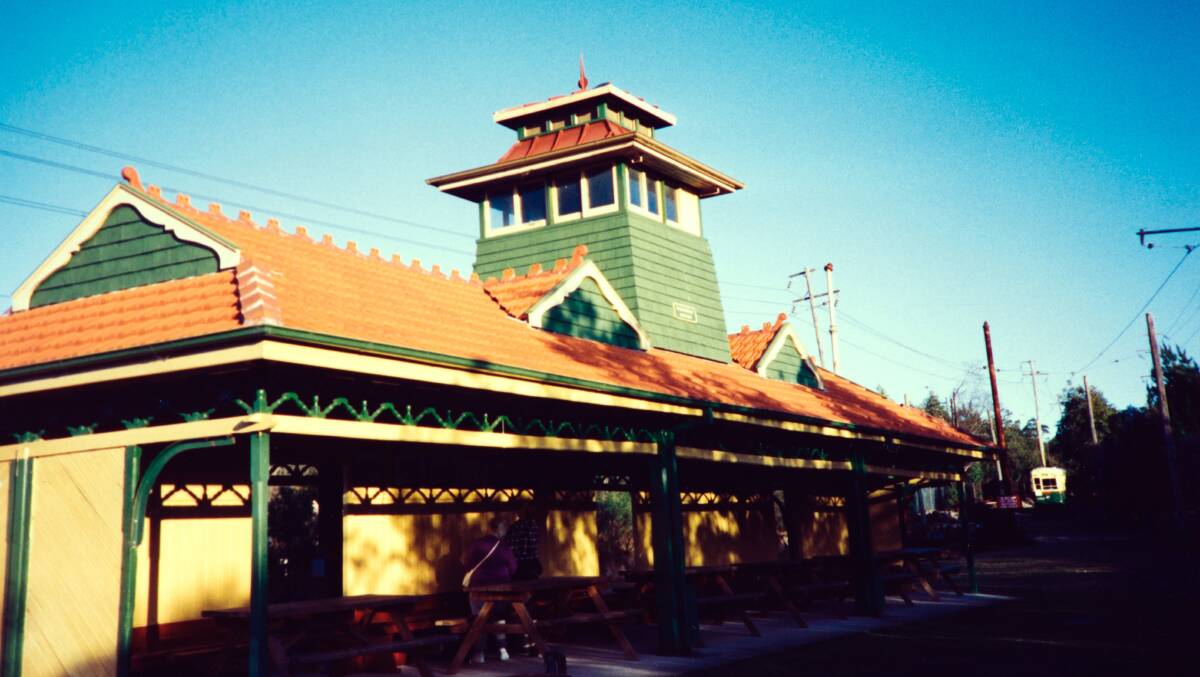 Platform at Loftus after the tram museum was moved to its current location in 1988. Picture Sutherland Shire Libraries