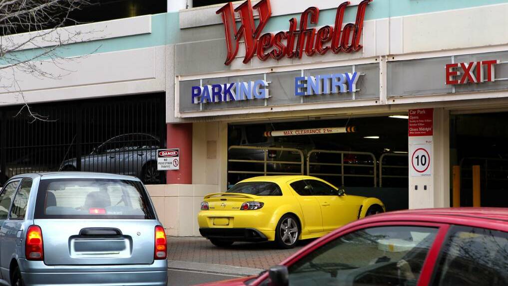 Privacy concerns: Miranda was the first Westfield centre to introduce ticketless parking., Picture: Chris Lane 