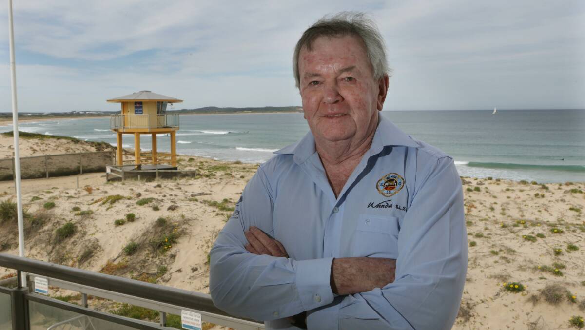 John Douglas, of Wanda SLSC, was named the 2020 NSW Volunteer of the Year for the Southern Sydney Region. Picture: John Veage