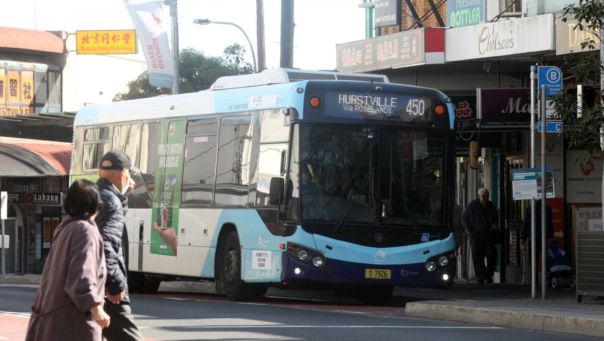 U-Go Mobility bus at Hurstville. Picture by Chris Lane