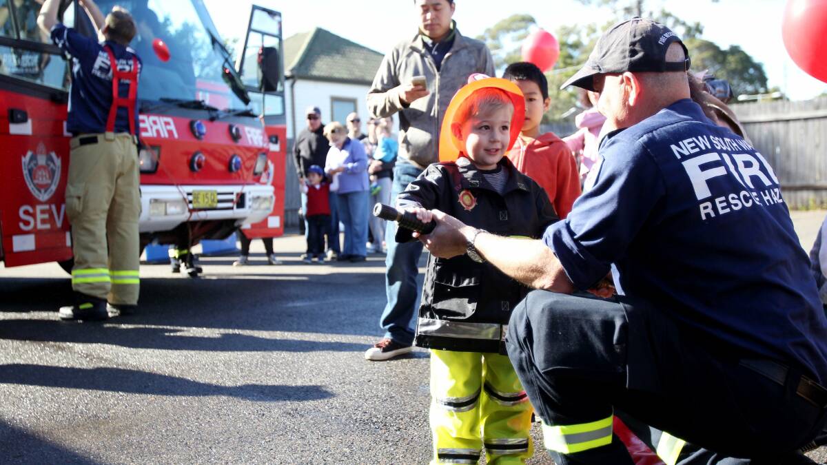 Youngsters enjoy a previous Open Day at Mortdale fire station. Picture: Chris Lane