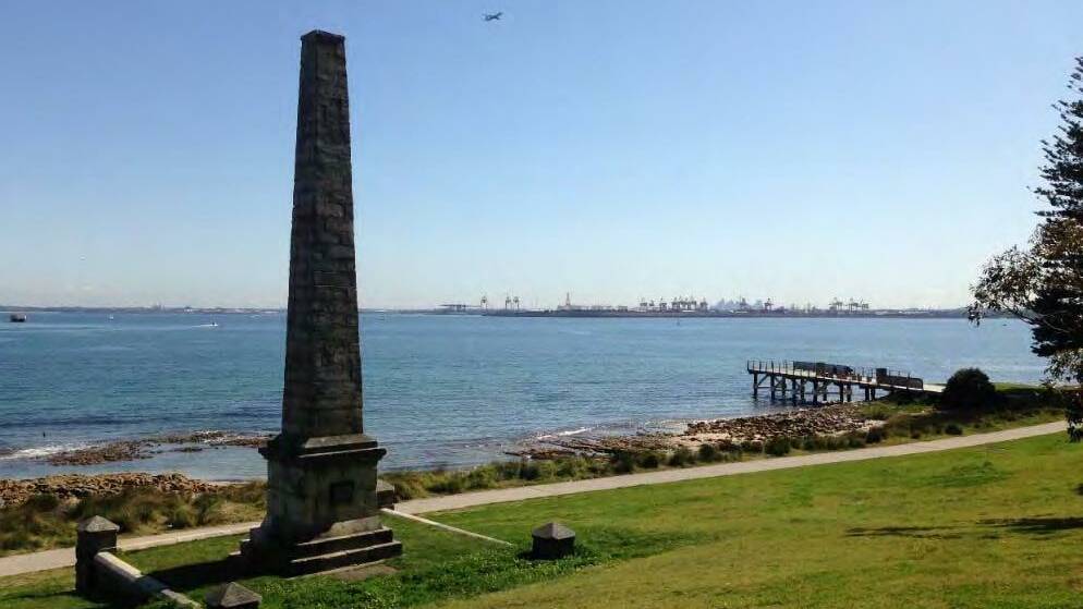 Feasibility study: The old ferry wharf near the Cook obelisk is the preferred site for any new ferry wharf. Picture: supplied