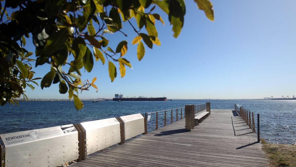 The old wharf at Kurnell. Work is about to start on a new wharf that will allow the return of the ferry service, which last ran in 1974. Picture by Chris Lane