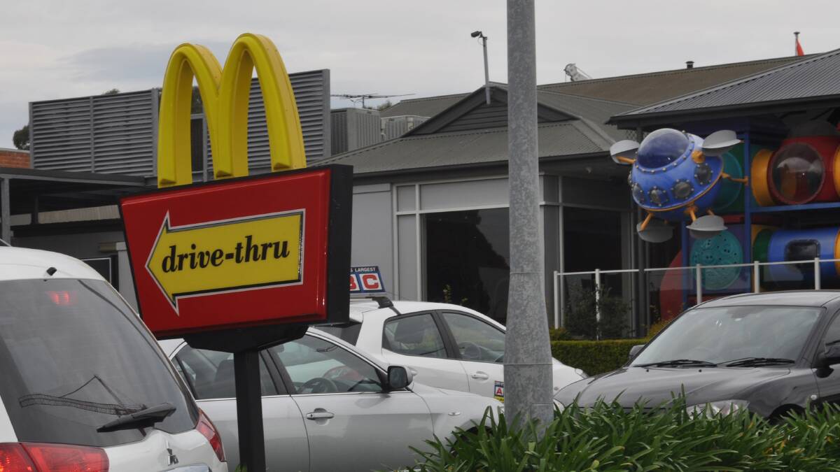Busy site: McDonald's at Kirrawee.
