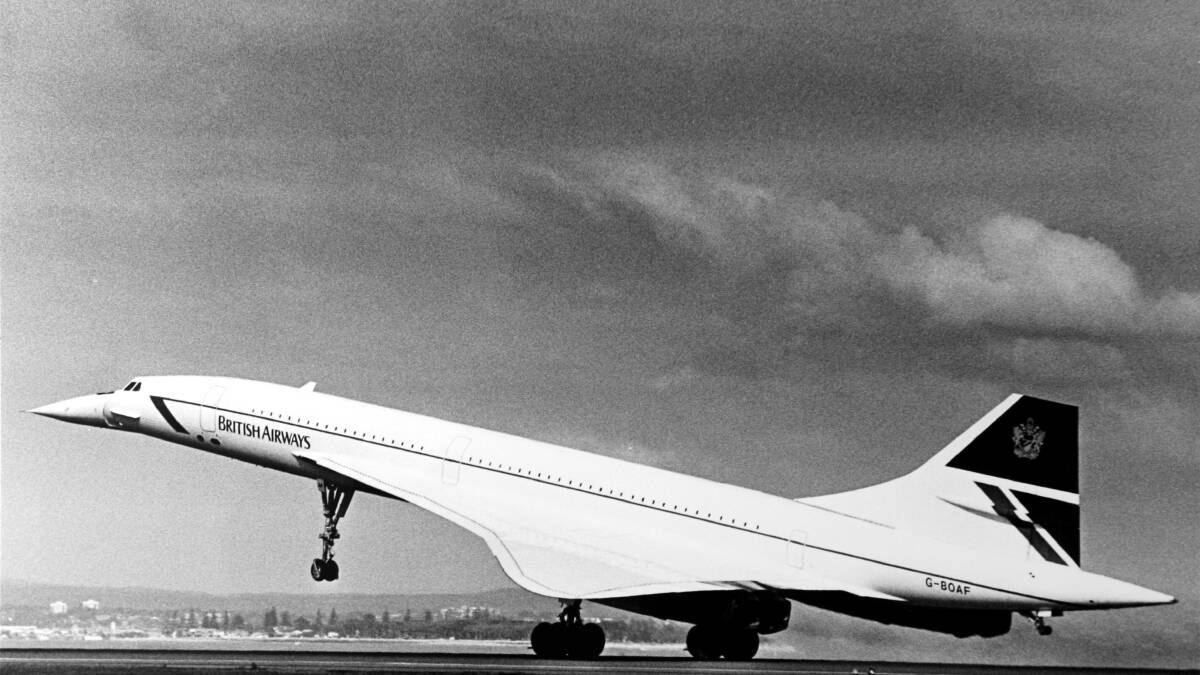 The Concorde at Sydney Airport.