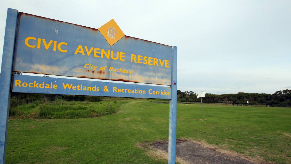 The Rockdale Wetlands would host a ventilation station, a government document says. It would be located between Fairway Avenue and Annette Avenues, directly opposite Civic Avenue. Picture: Chris Lane