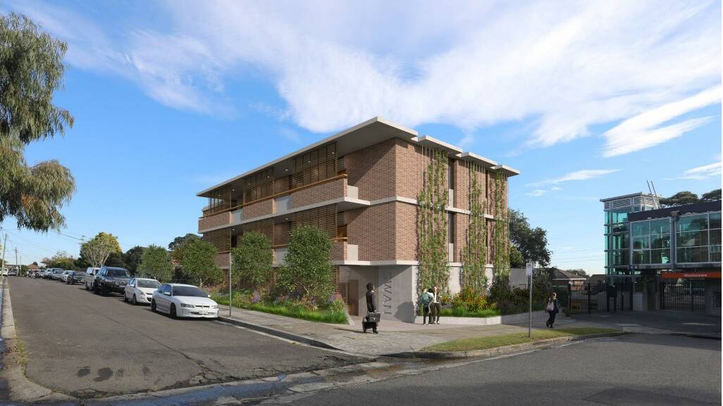 DA lodged: The proposed three-storey building would include 12 flats. Picture: supplied