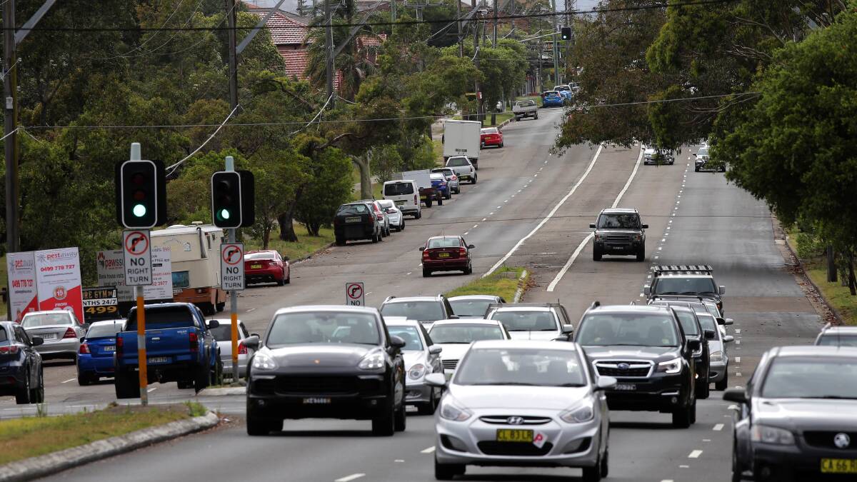 The first stage of the F6 extension will end at President Avenue, Kogarah. Picture: John Veage