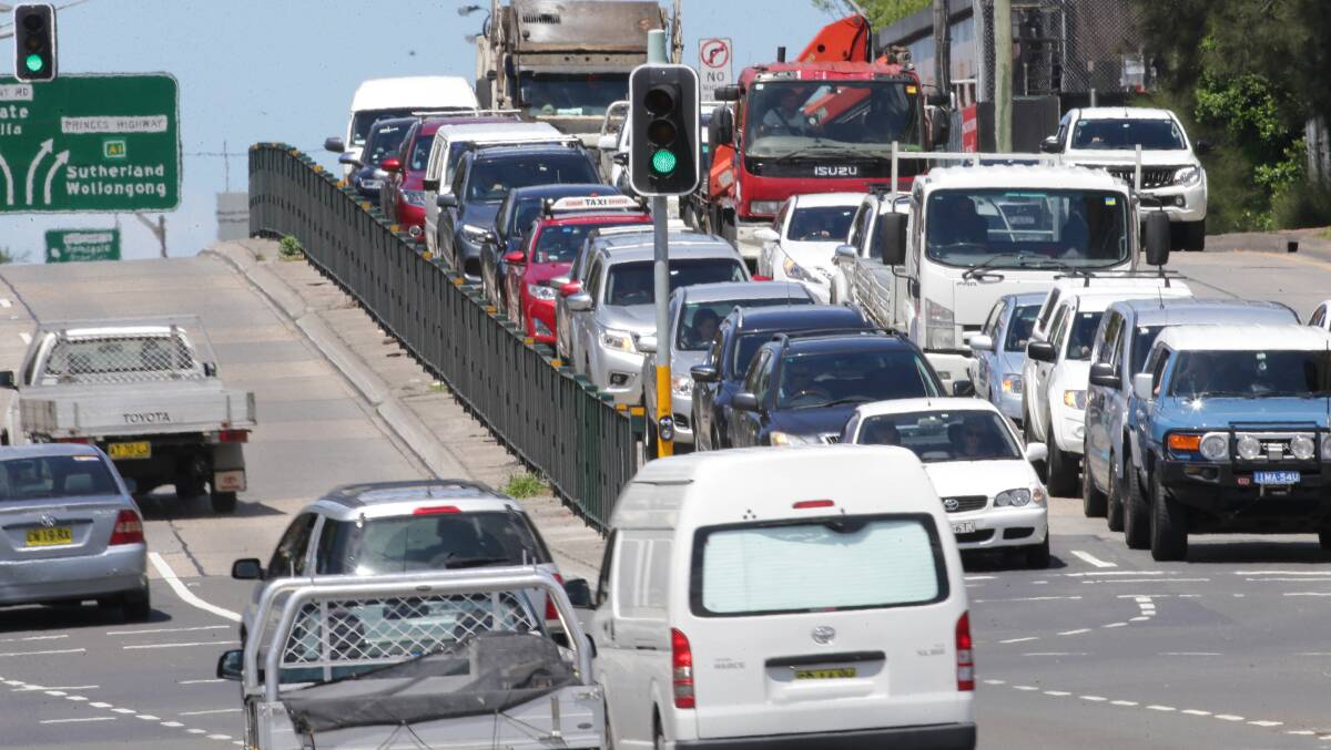 Magnet: The intersection of Princes Highway and President Avenue, Kogarah is expected to be become busier when the M6 stage one is completed. Picture: John Veage 
