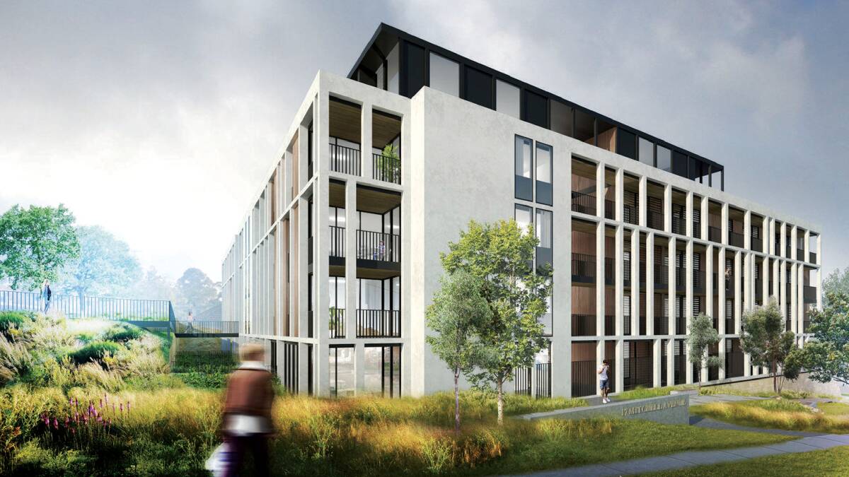 Approved:  New, five-storey apartment block, which will replace five houses at the corner of Mitchell Avenue and Sutherland Road, Jannali. Picture: DA