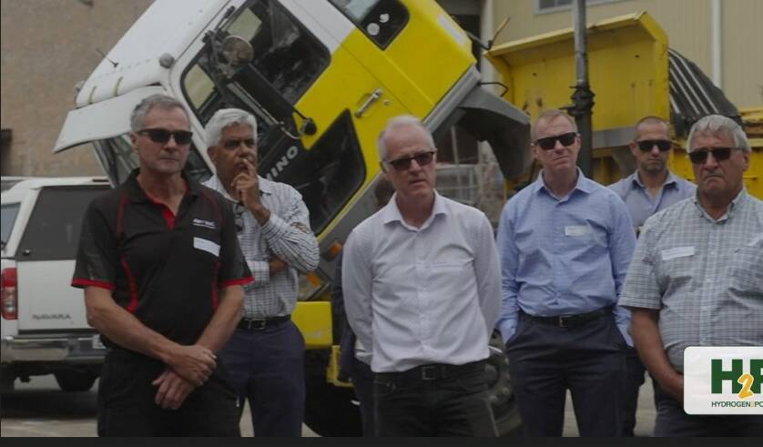 Eye to future: Representatives of councils and industry attend a demonstration.Picture: supplied