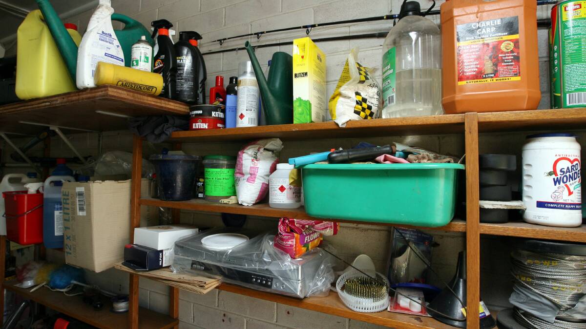 A wide range of old household chemicals are accepted.