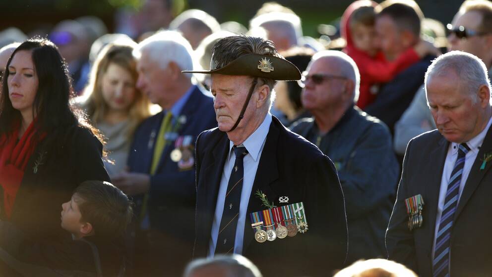 Sacrifice remembered: More than 1000 people attended the commemoration at Ramsgate RSL Memorial Club. Picture: John Veage