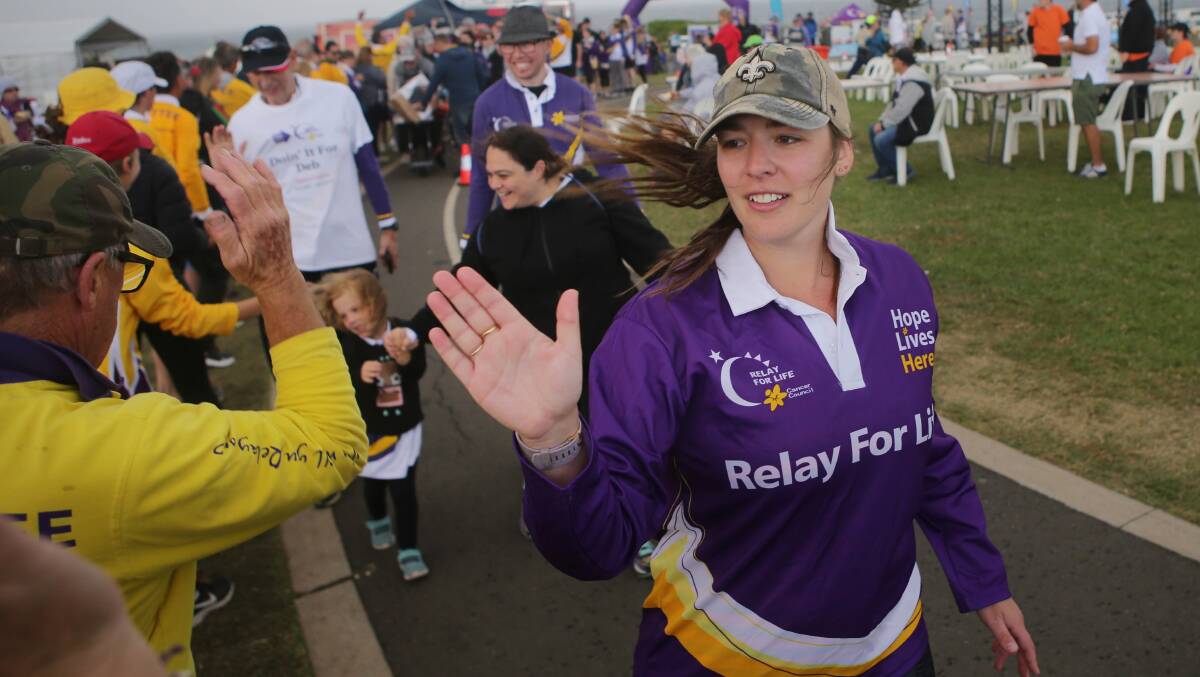 Research benefit: The conclusion of the 2019 Relay for Life at which $500,000 was raised. Picture: John Veage