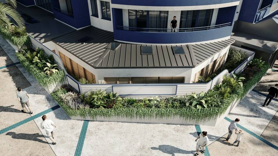 Photomontage of proposed changes to Northies hotel at the corner of Kingsway and Elouera Road, North Cronulla. Picture: DA
