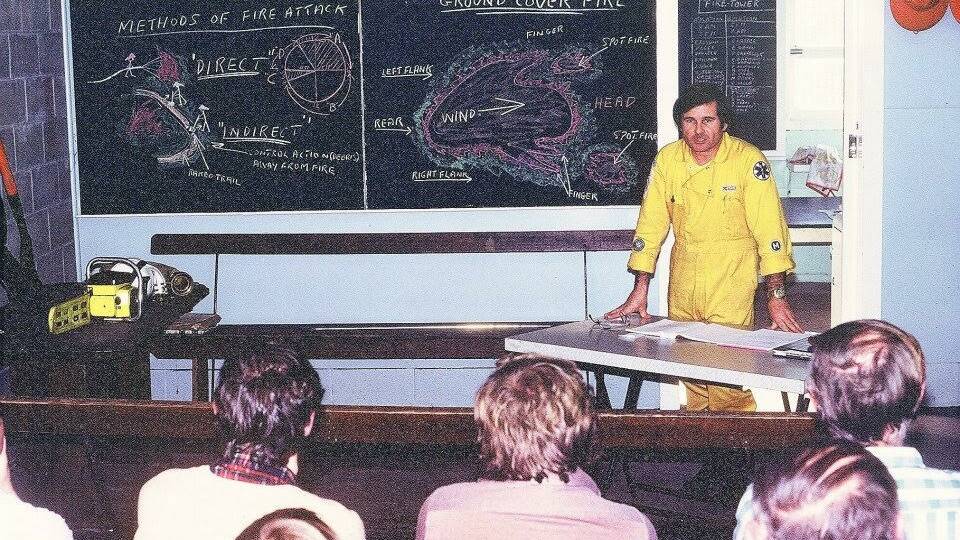 Don Carter gives a training course. Picture: supplied