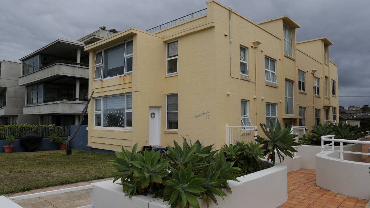 The six flats in the block sold collectively for more than $10 million. Picture: John Veage