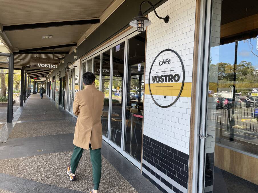 The doors of Cafe Vostro, a mainstay of the shopping centre since 2011, were closed at 3pm on Sunday and have not reopened. Picture by Murray Trembath