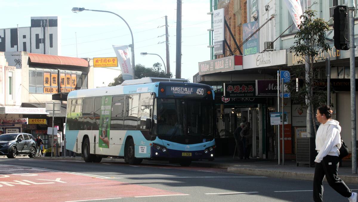 A U-Go Mobility bus at Hurstville. Picture by Chris Lane