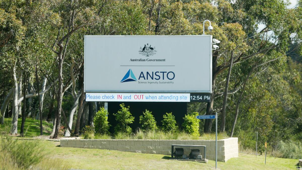Entrance to the ANSTO facility at Lucas Heights. Picture: Chris Lane