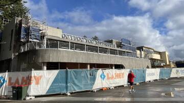 Work has been suspended on the North Cronulla surf club redevelopment. Picture by Chris Lane