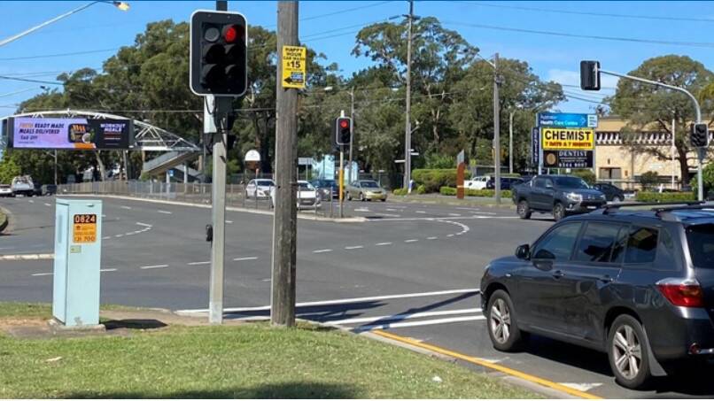 The intersection of Waratah Street and Princes Highway, Kirrawee. Picture: supplied