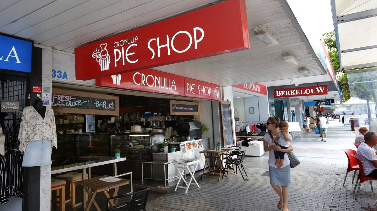 Cronulla Pie Shop will close at the end of April. Picture: John Veage