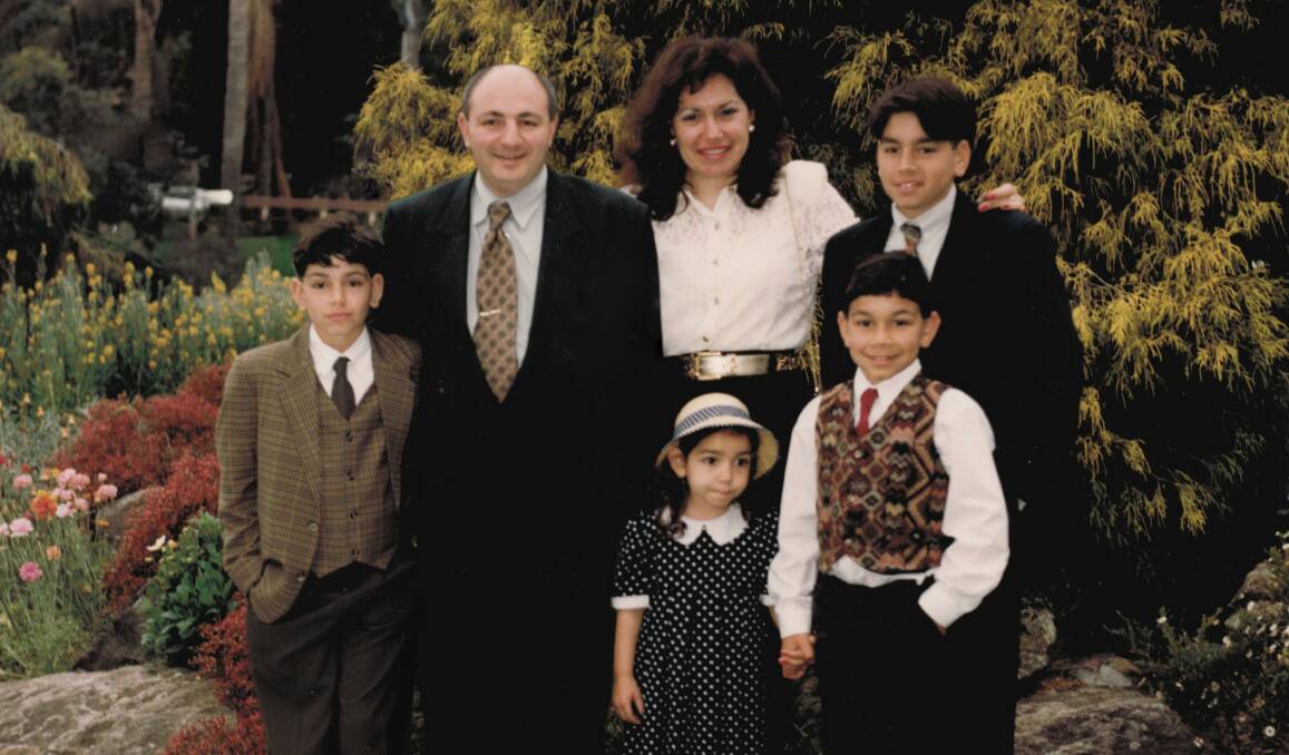 The Cusumano family in 1995.