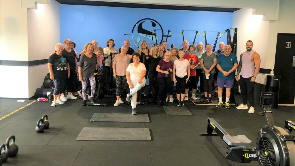 Gym session for seniors, organised by Gymea Community Aid and Information Service 