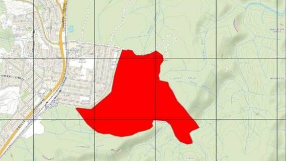 The 160 hectare area to be burnt immediately adjoins the East Heathcote community.  Picture: supplied