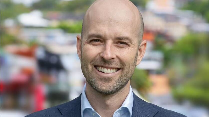 Simon Kennedy as the Liberal Party candidate for Bennelong in 2022. Picture: NSW Liberal Party