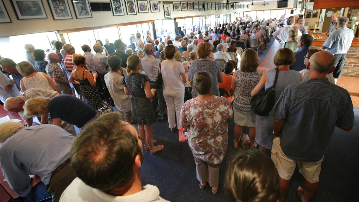 Public meeting to support Dr Kiran Phake. Picture: John Veage