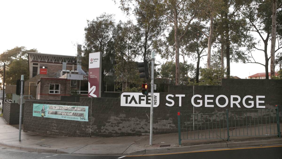Nursing and Community Services training will be co-located in building C on the main campus of St George TAFE. Picture: John Veage