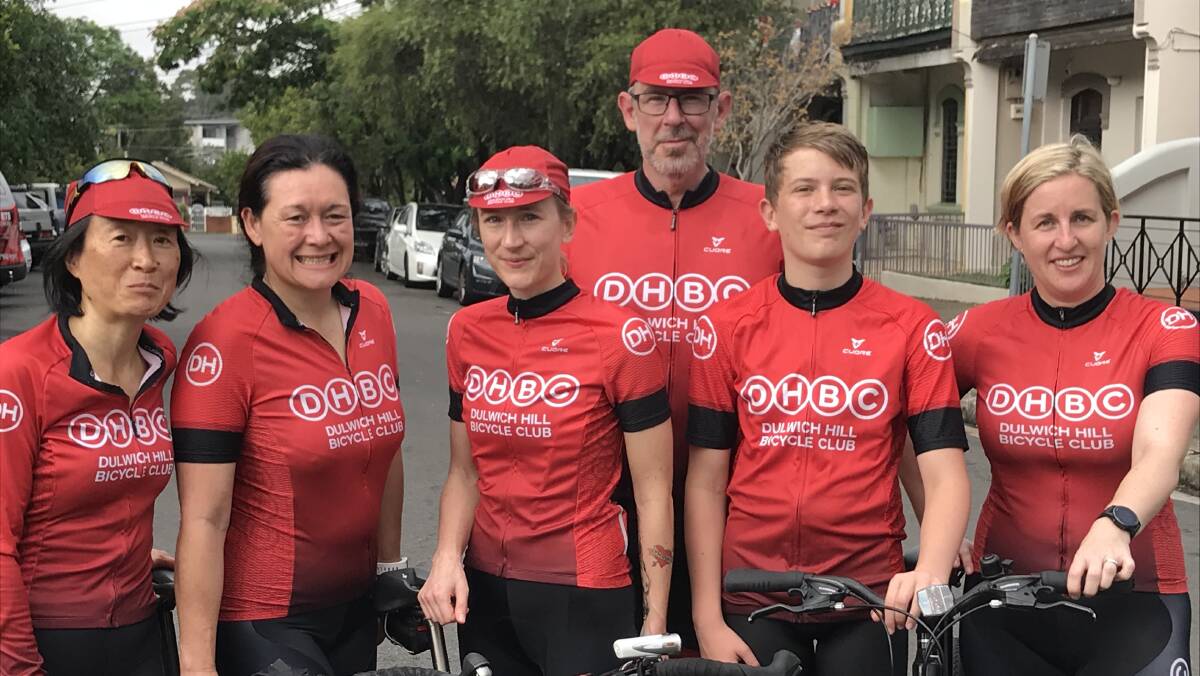 Dulwich Hill Bicycle Club members promote the minimum passing rule in 2018. Picture: supplied