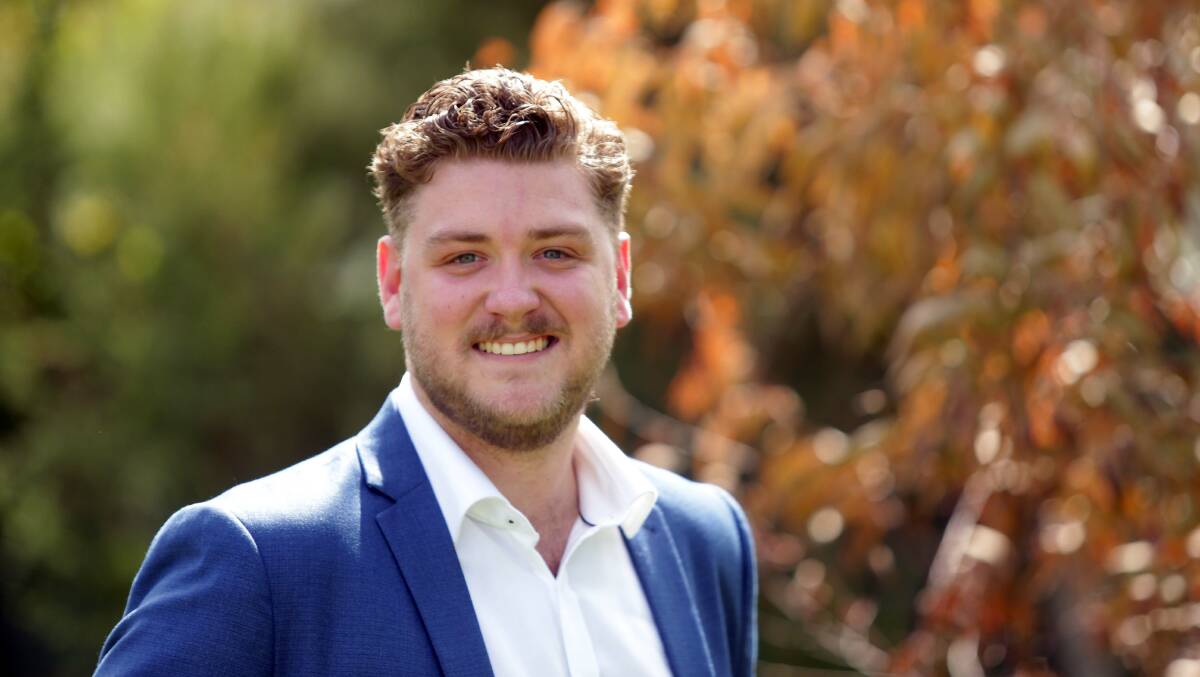 Aged care concerns: Riley Campbell, 28, has been named as the Labor candidate for Hughes. Picture: Chris Lane