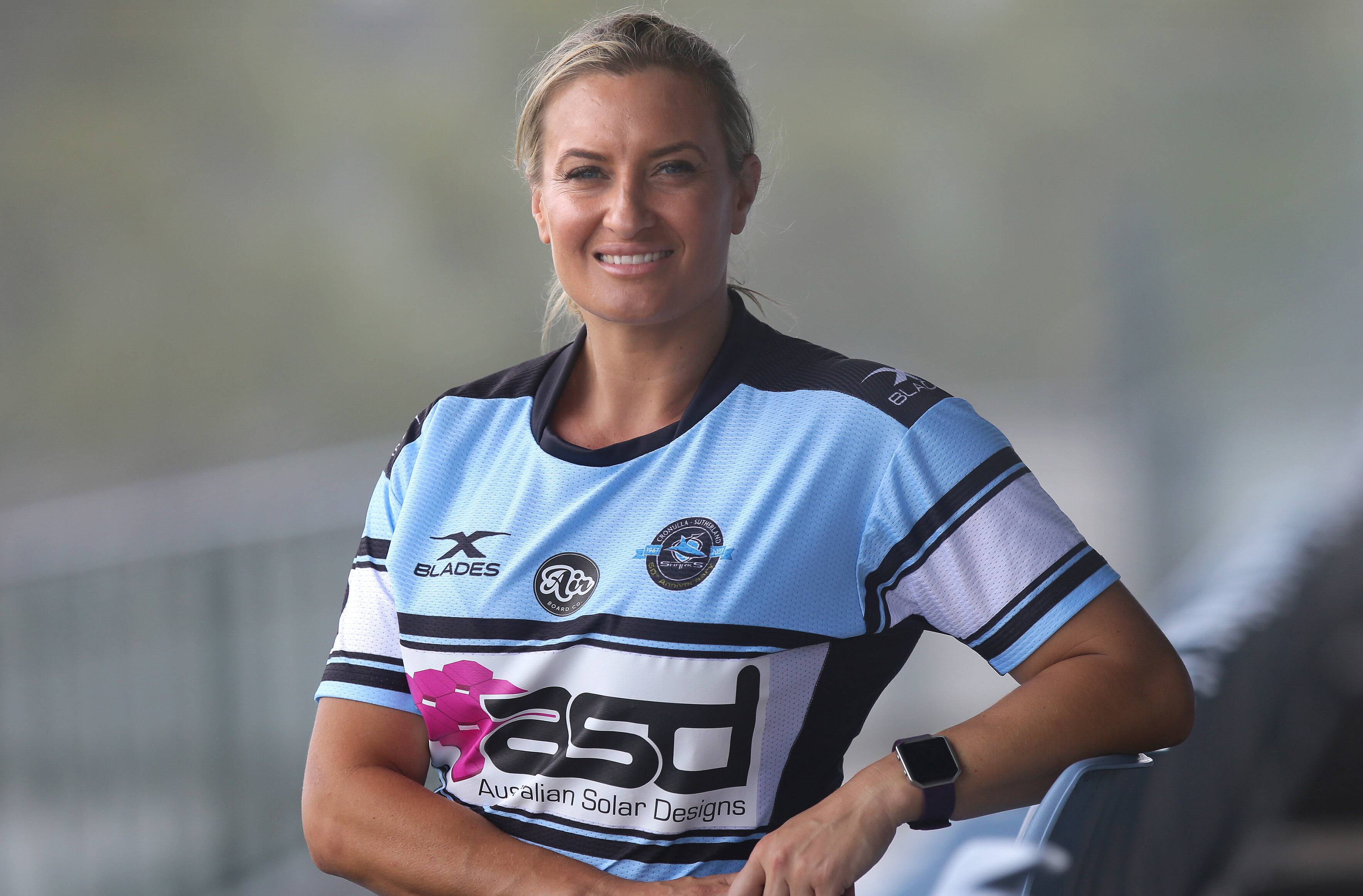 2021 Cronulla Sutherland Sharks Rugby Home Jersey Shirt