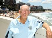 Geoff Forshaw at Cronulla when he was awarded the OAM in the 2023 Australia Day honours. Picture by Chris Lane