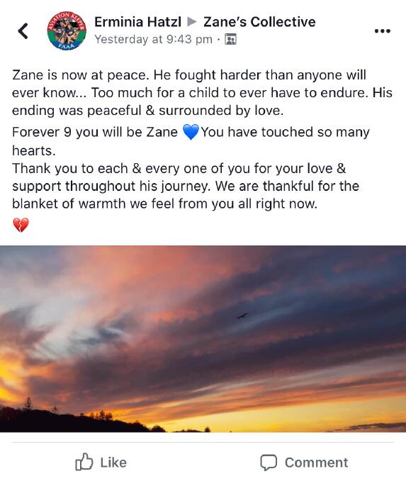 'Forever 9'| Brave Zane now at peace