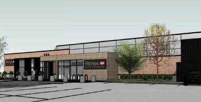 Artist's impression of the new front of the supermarket. Picture: DA