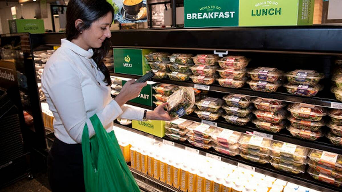The future is now: Scan&Go allows shoppers to scan goods with their smartphone as they walk around the store. Picture: supplied
