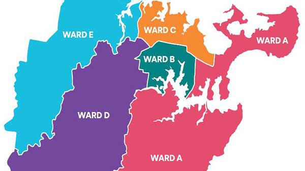 Three candidates have to be elected for each of the five wards which make up Sutherland Shire Council. Picture: supplied
