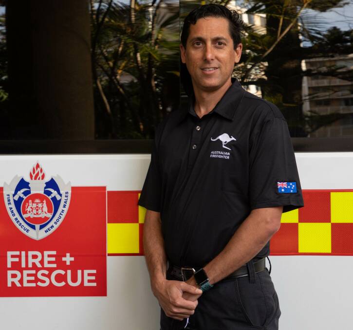 Cronulla firefighter, Inspector Tim Hassiotis. Picture: supplied