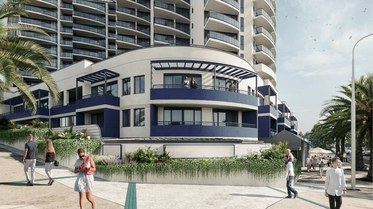 Photomontage of proposed changes to Northies hotel at the corner of Kingsway and Elouera Road, North Cronulla. Picture: DA
